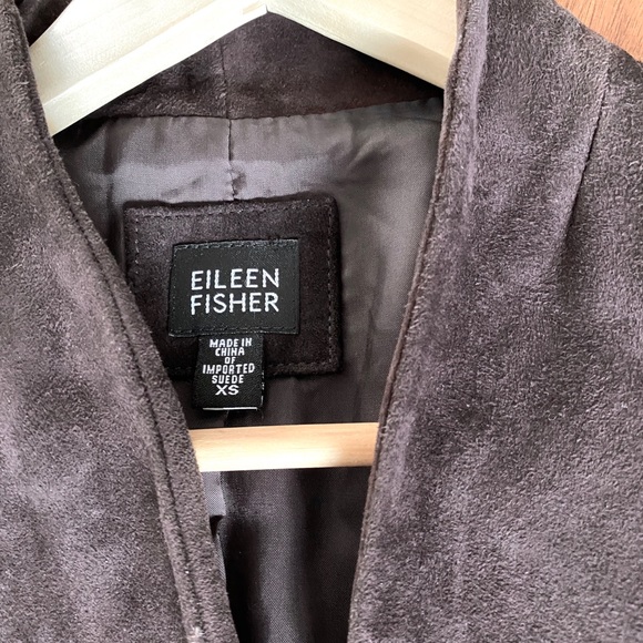 Eileen Fisher suede jacket... - Picture 2 of 4